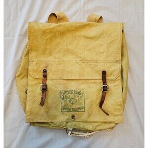 Vintage 1960s OSCO Outdoor Ranger Canvas Rucksack Backpack Camping Hiking Pack